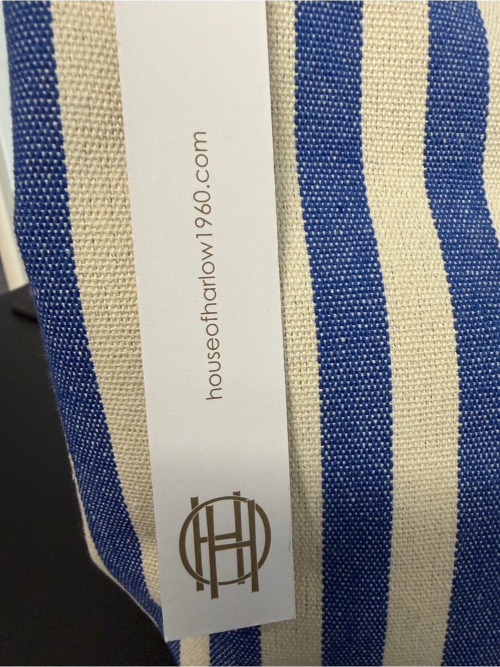 House of Harlow 1960 | Striped Bucket Bag w/ Fish Rope Bag Charm - Picture 5 of 11